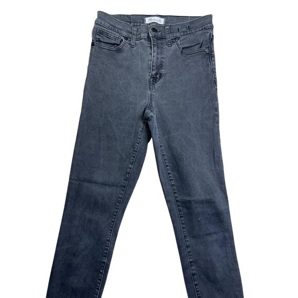 Madewell Womens High-Rise Skinny Jeans Dark Wash Denim Size 26 - Picture 4 of 10